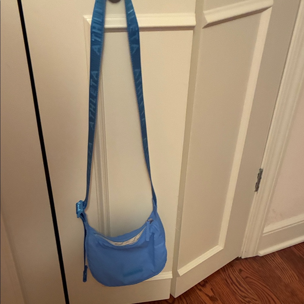 Light Blue Crossbody Shoulder Bag - Casual Everyday